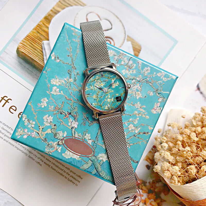 Van Gogh Almond Blossom Series Women's Quartz Watch Jewelry DealSniper.net