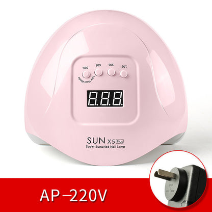 Quick Dry Nail Phototherapy Machine Beauty dealsniper-net Pink4 AU