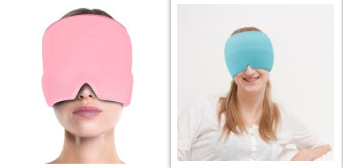 Ice Headache Relief Gel Eye Mask Health dealsniper-net 1Pink1Sky blue
