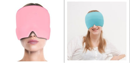 Ice Headache Relief Gel Eye Mask Health dealsniper-net 1Pink1Sky blue