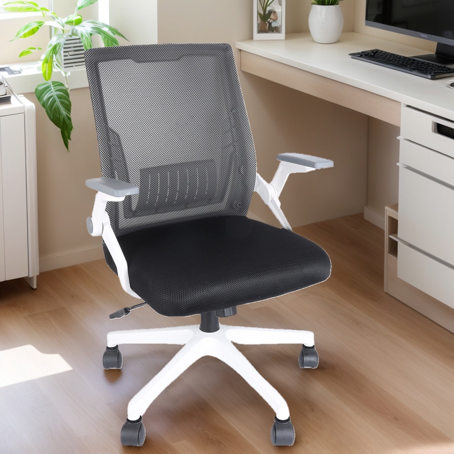 Ergonomic Office Chair Computer Desk Chair Comfy With Adjustable Lumbar Support Health DealSniper.net