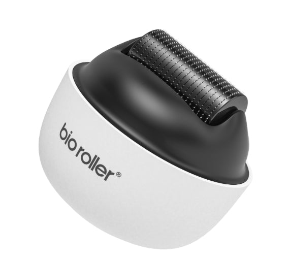 Men's Portable Hair Growth Beard Roller Microneedles Men dealsniper-net 1.0mm G4 White