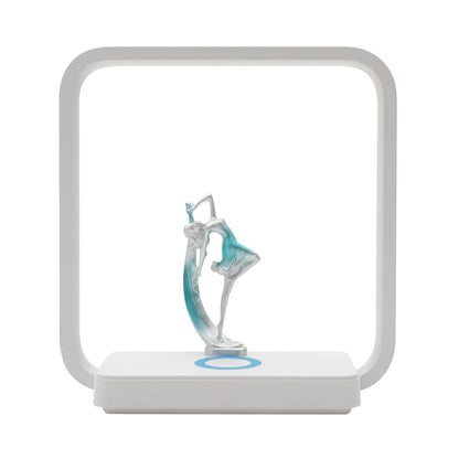 Atmosphere Table Lamp Mobile Phone Wireless Charger Home Decor DealSniper.net Wireless Output 15W Blue