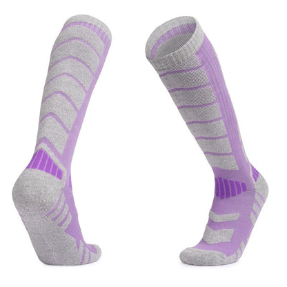 Outdoor Hiking And Mountaineering Merino Wool Socks Men Gym From House Purple Average Size