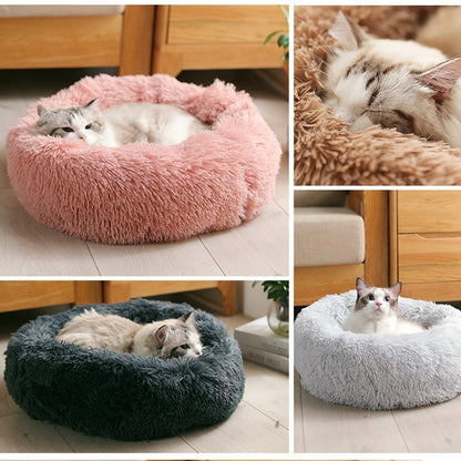 Dog Bed Super Soft Washable Long Plush Pet Kennel Deep Sleep