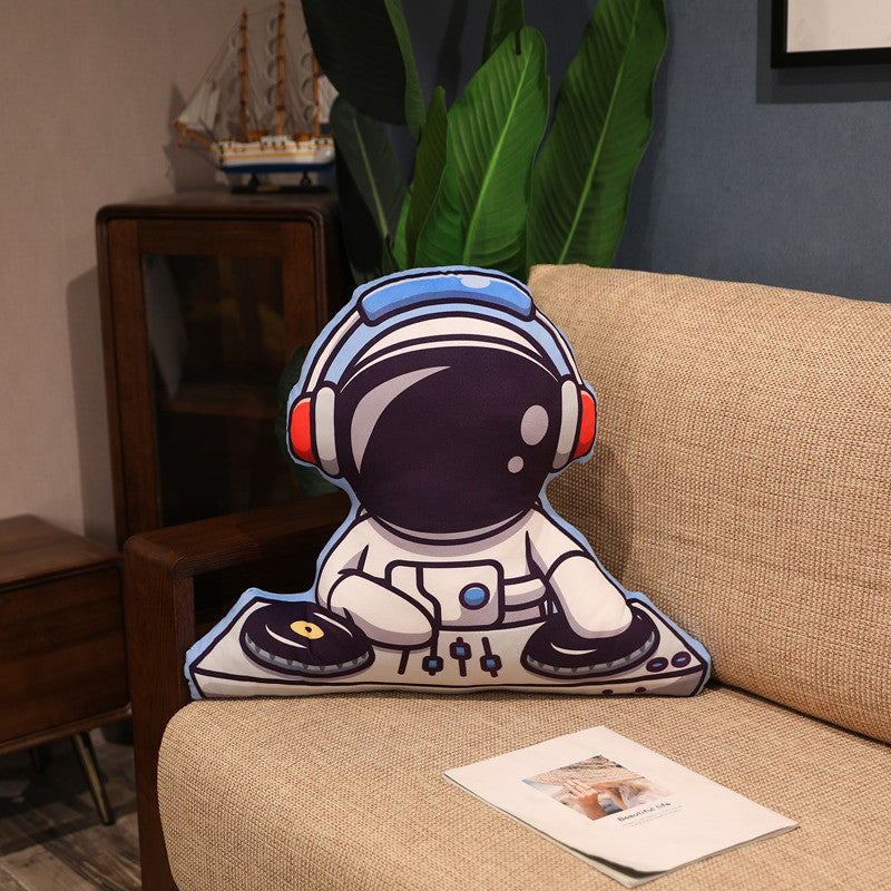 Simulation Space Series Plush Pillow Toys Astronaut Spaceman Rocket Spacecraft Stuffed Doll Nap Pillow Kids Birthday Gifts Kids dealsniper-net D