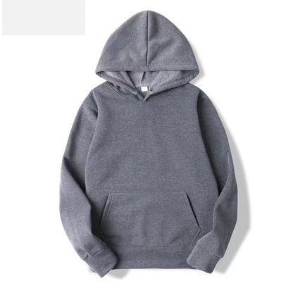 Hoodie Trendy Loose Sports Sweatshirt Men Gym From House Dark Grey 2XL