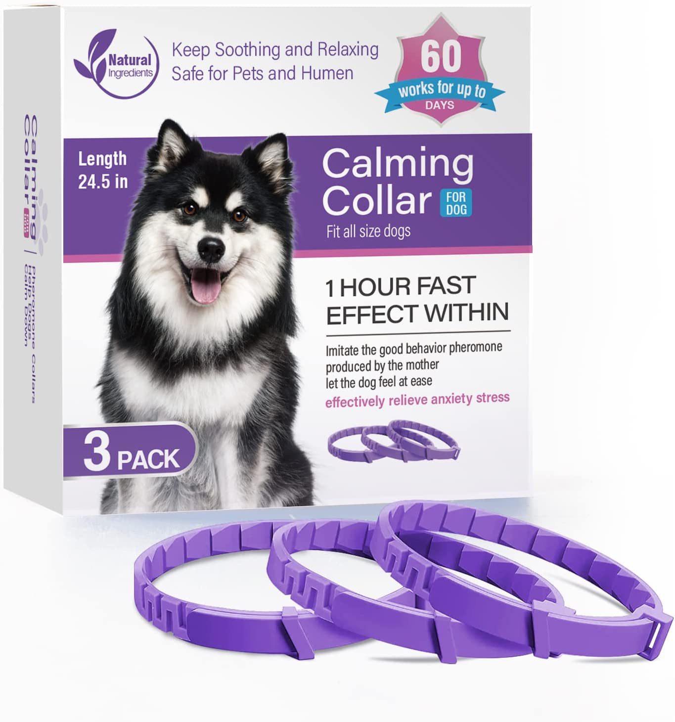 Pet Soothing Calming Collar Cat Pets Gym From House 3pack dogs