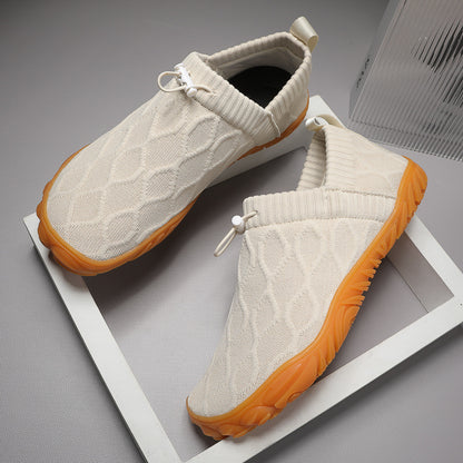 Men's Breathable Sports Hiking Shoes Outdoor Running Men DealSniper.net Beige 39