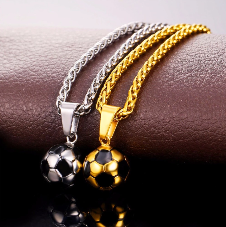 Stainless Steel World Cup Jewelry Pendant Jewelry dealsniper-net