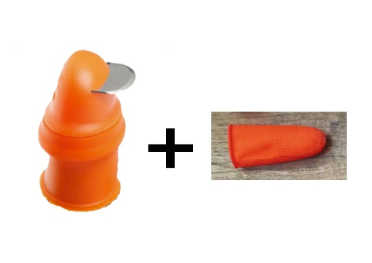 Silicone Thumb Knife Finger Protector Gears Cutting Garden DealSniper.net
