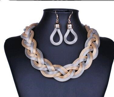 Hand-woven rope necklace chain Jewelry DealSniper.net L