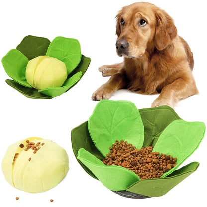 Puzzle Dog Bowl Pet Supplies Pets dealsniper-net Green