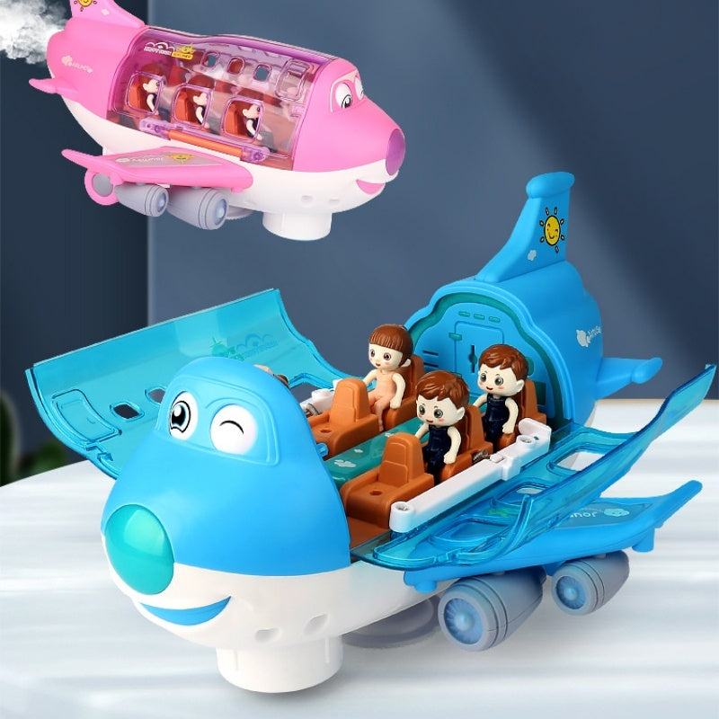 360 Rotating Electric Plane Airplane Toys For Kids Bump Kids dealsniper-net