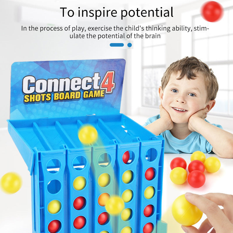 Educational 4 Connect Ball Plaything Parent-Child Interaction Kids dealsniper-net