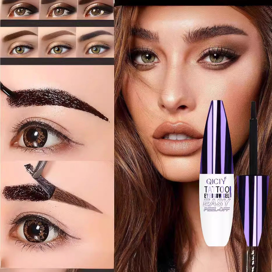 Tattoo Easy Peel Off Eyebrow Gel Cream Types Long-Lasting Beauty Gym From House