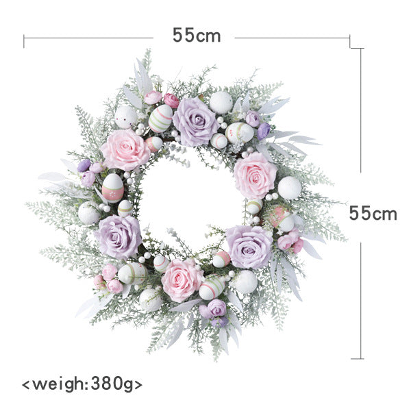 Home Easter Wreath Festive Door Decoration