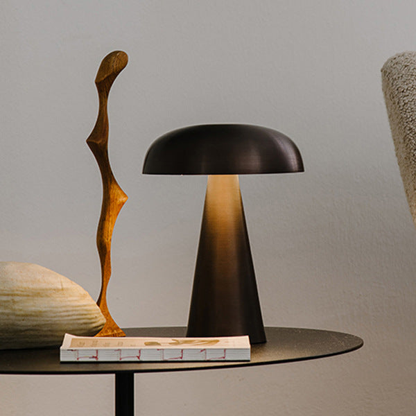 Mushroom Lamp LED Table Lamps Touch Dimming Rechargeable Lights