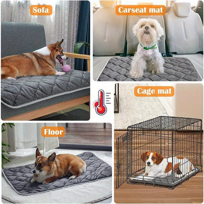 Dog Cat Bed Cat Dog Non-Slip Mat Extra Warm Thermal Pet Pad Pets dealsniper-net