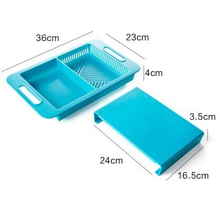 Multifunction Kitchen Chopping Blocks Sinks Drain Basket Kitchen dealsniper-net