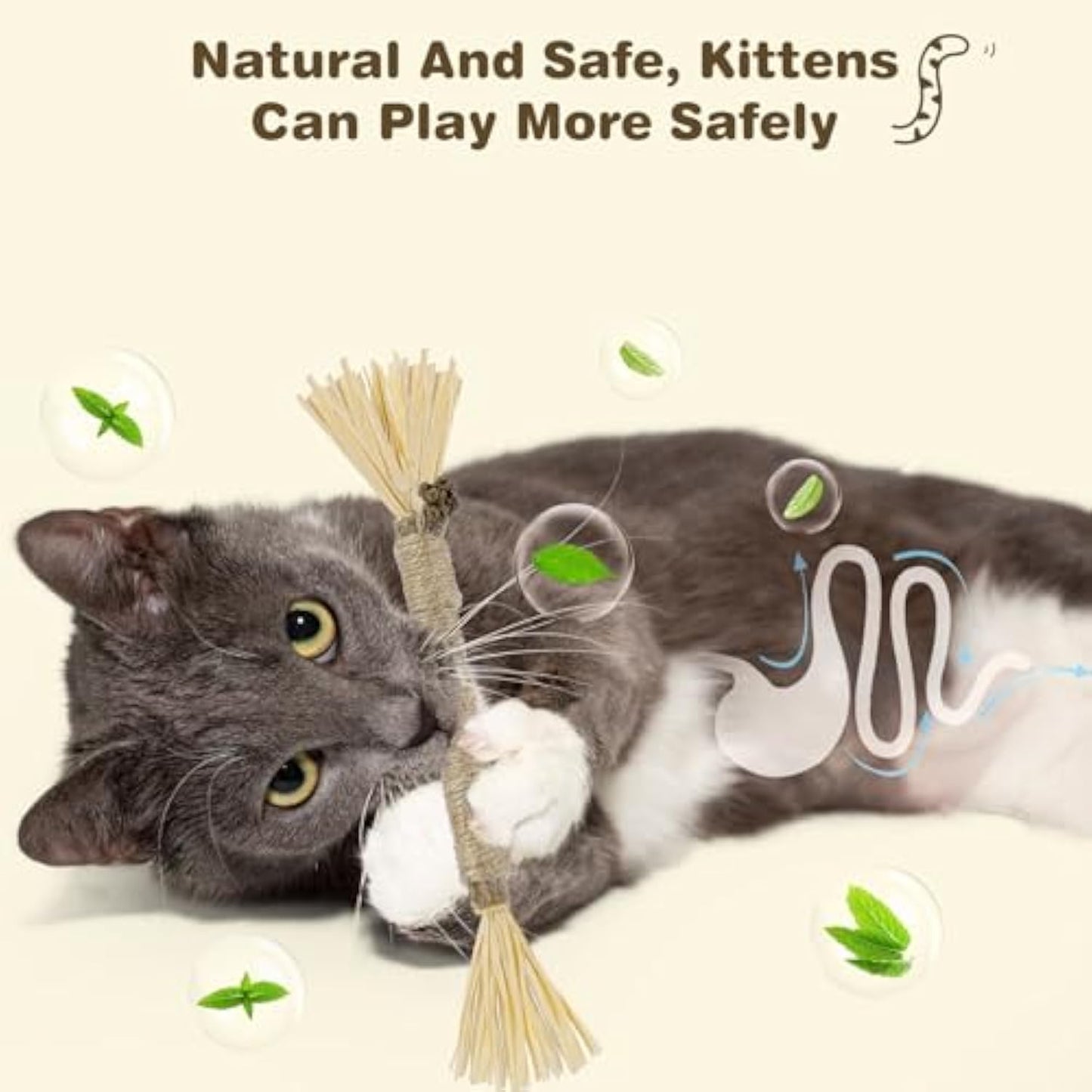 3 Pack Silvervine Sticks For Cats Cat Chew Toy For Dental Care Pets Gym From House
