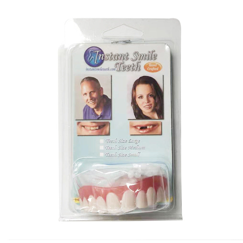 Whitening Teeth Sticker Silicone Braces Health dealsniper-net Upper teeth Suction card