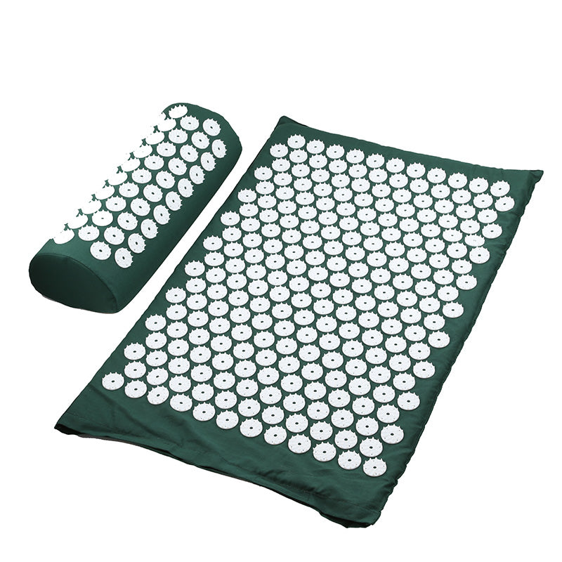 Fitness Yoga Acupuncture Mat Acupuncture Pillow Storage Bag Sports Gym From House Green 2PCS