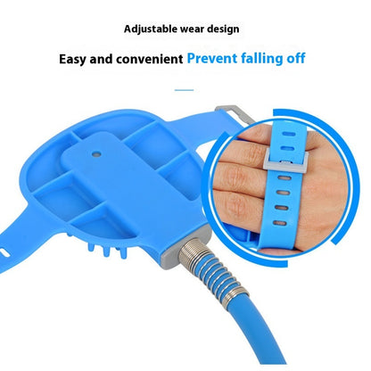 Pet Bathing Gloves Outdoor Shower Dog Bath Silicone Pets dealsniper-net