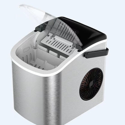 Home Ice Machine Small Ice Maker Kitchen DealSniper.net Silver US