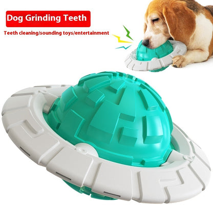 Dog Toy Sound Interaction Teether Ball Pet Supplies Pets dealsniper-net Lake Blue