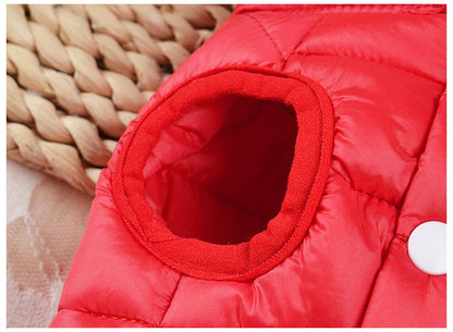 Small Dog Teddy Autumn Autumn Winter Cat Thermal Padded Coat Deals DealSniper.net