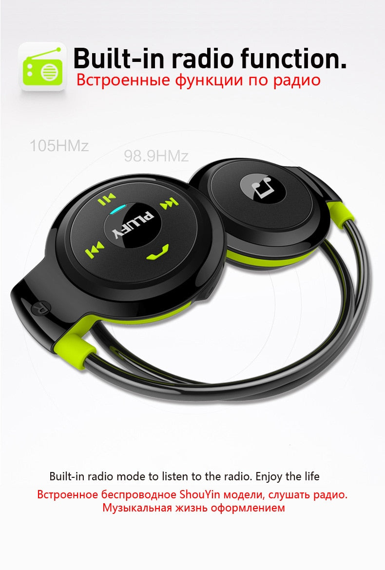 PLUFY Sports Bluetooth Headset Wireless Headphones Gadgets dealsniper-net