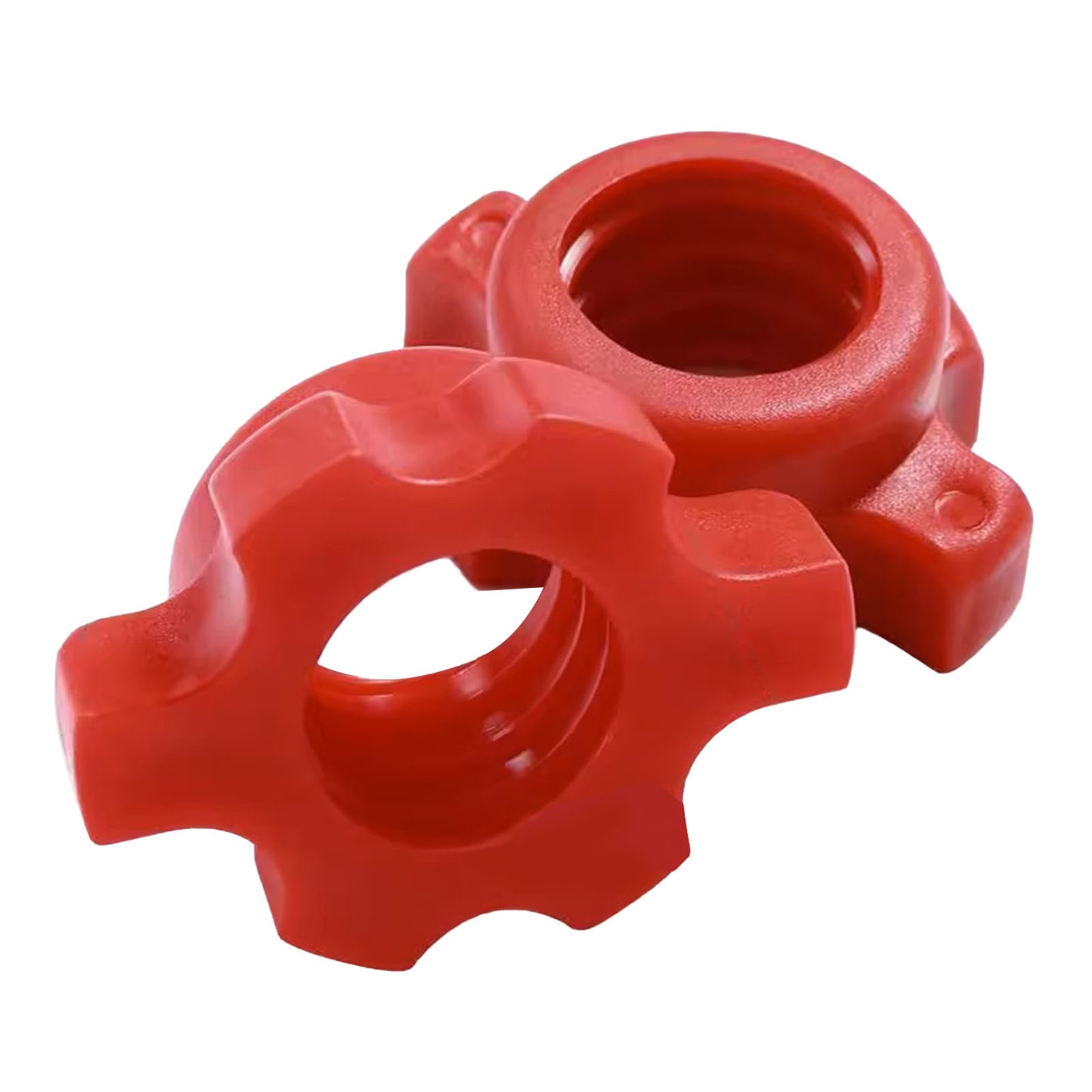 Dumbbell Nuts Red Spinlock Collar Screw Anti Slip Stable Sports dealsniper-net as picture