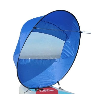 Folding Kayak Sail Wind Paddle Sailing Popup Paddle Board Durable Canoe Outdoor dealsniper-net Blue 1