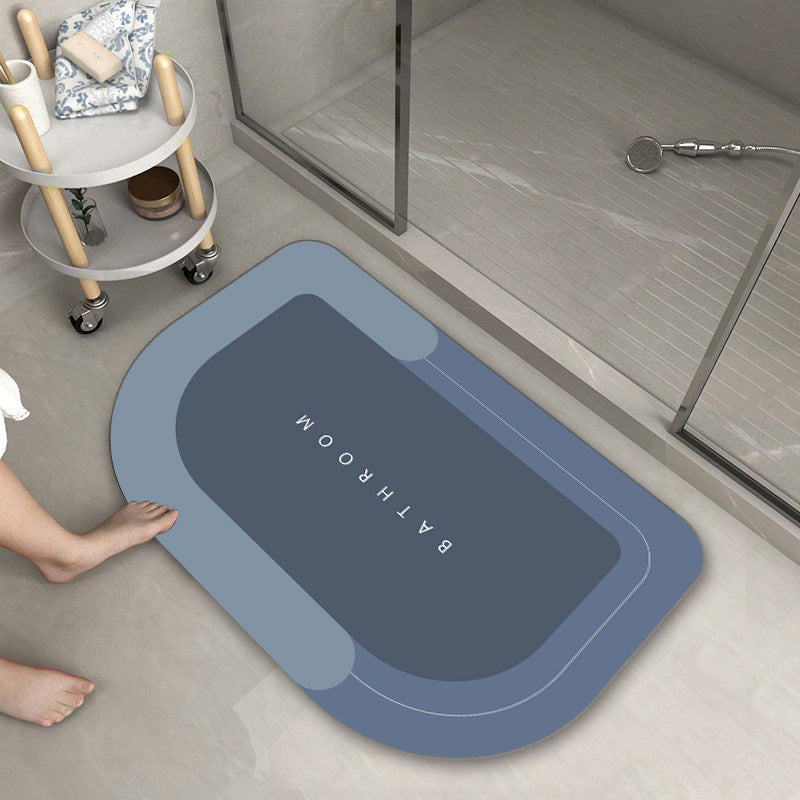 Bathroom Absorbent And Quick-drying Floor Mat House DealSniper.net Himalayan haze blue 40X60 1PCS