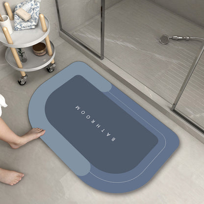 Bathroom Absorbent And Quick-drying Floor Mat House DealSniper.net Himalayan haze blue 40X60 1PCS