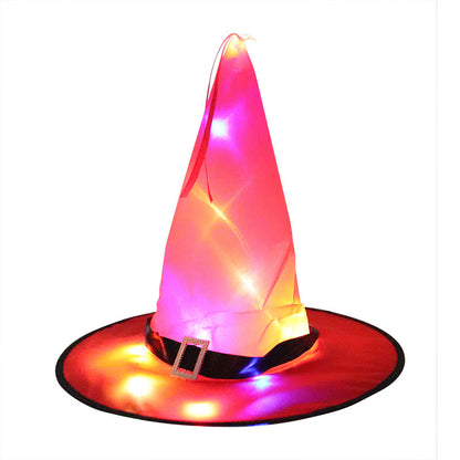 Halloween Decoration Witch Hat LED Lights Halloween Elf Ears Kids Deals DealSniper.net