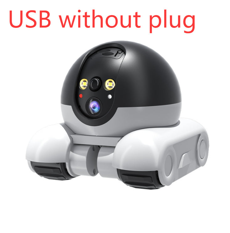 Wireless Smart 360-degree HD Dual Lens Electronics DealSniper.net Robot wifi English USB 2 Million Double Light Full Color