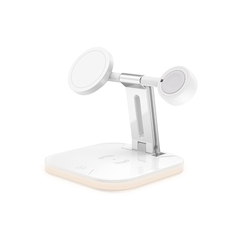3 In 1 Magnetic Wireless Charger 15W Fast Charging Station Electronics DealSniper.net White2
