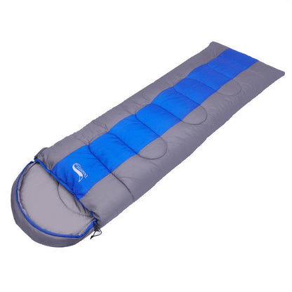 Camping Sleeping Bag Lightweight Warm & Cold Envelope Backpacking Outdoor dealsniper-net Blue 1.4kg