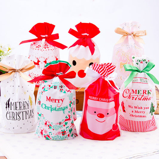 Christmas old man tree drawstring bag Holidays dealsniper-net