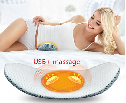 Multifunctional Waist Pad Beauty dealsniper-net Grey USB+ massage