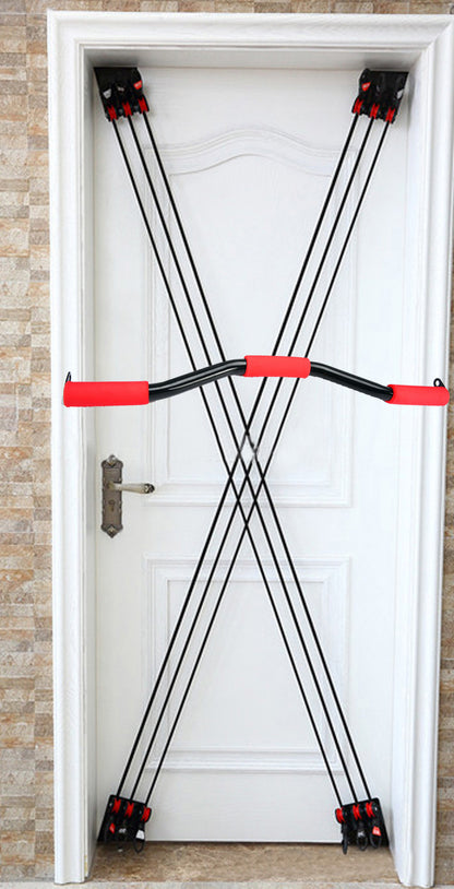 Home Fitness Unit Door Multi-function Door tensioner Sports DealSniper.net Door gym and curl bar