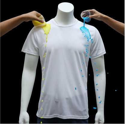 Quick-drying Waterproof Anti-fouling T-shirt Couple Half Sleeve Bottoming Shirt Men dealsniper-net