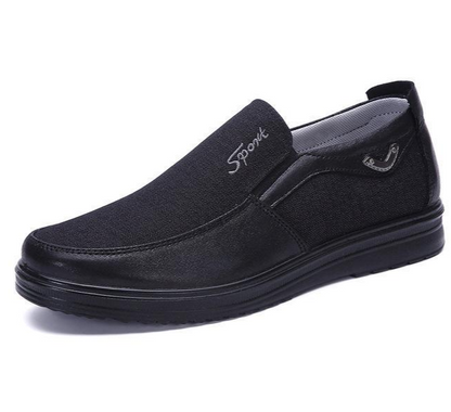 Business Casual Soft-soled Feet Flat-soled Men's Shoes Men DealSniper.net Black 38 yards
