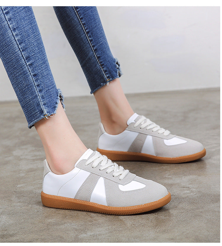 Shallow Flat Bottom Fashion Casual Women Lace-up Shoes Women DealSniper.net