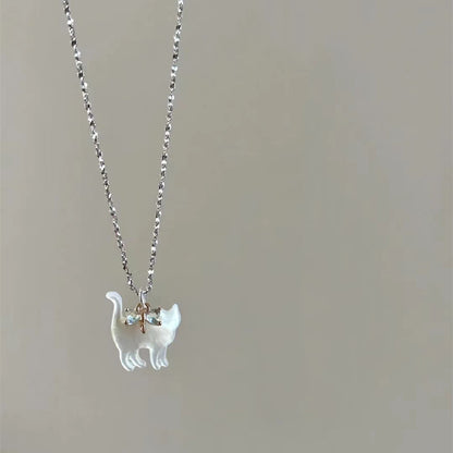 New Bow Clavicle Necklace For Women Jewelry Gym From House White Diamond Bow