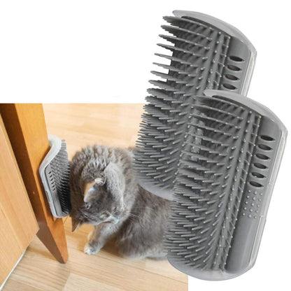Cat Self Groomer Arch Self Cleaning Slicker Brush Upgraded Cat Brushes Pets Gym From House
