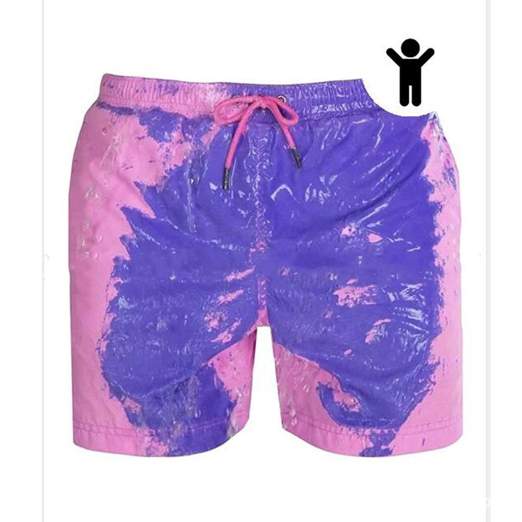 Magical Change Color Beach Shorts Summer Men Swimming Trunks Men dealsniper-net