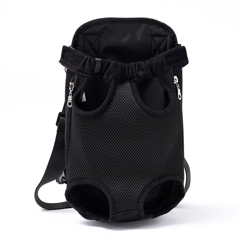 Go Out Portable Chest Shoulder Pet Bag Breathable Travel Pet Bag Pets Gym From House Black L